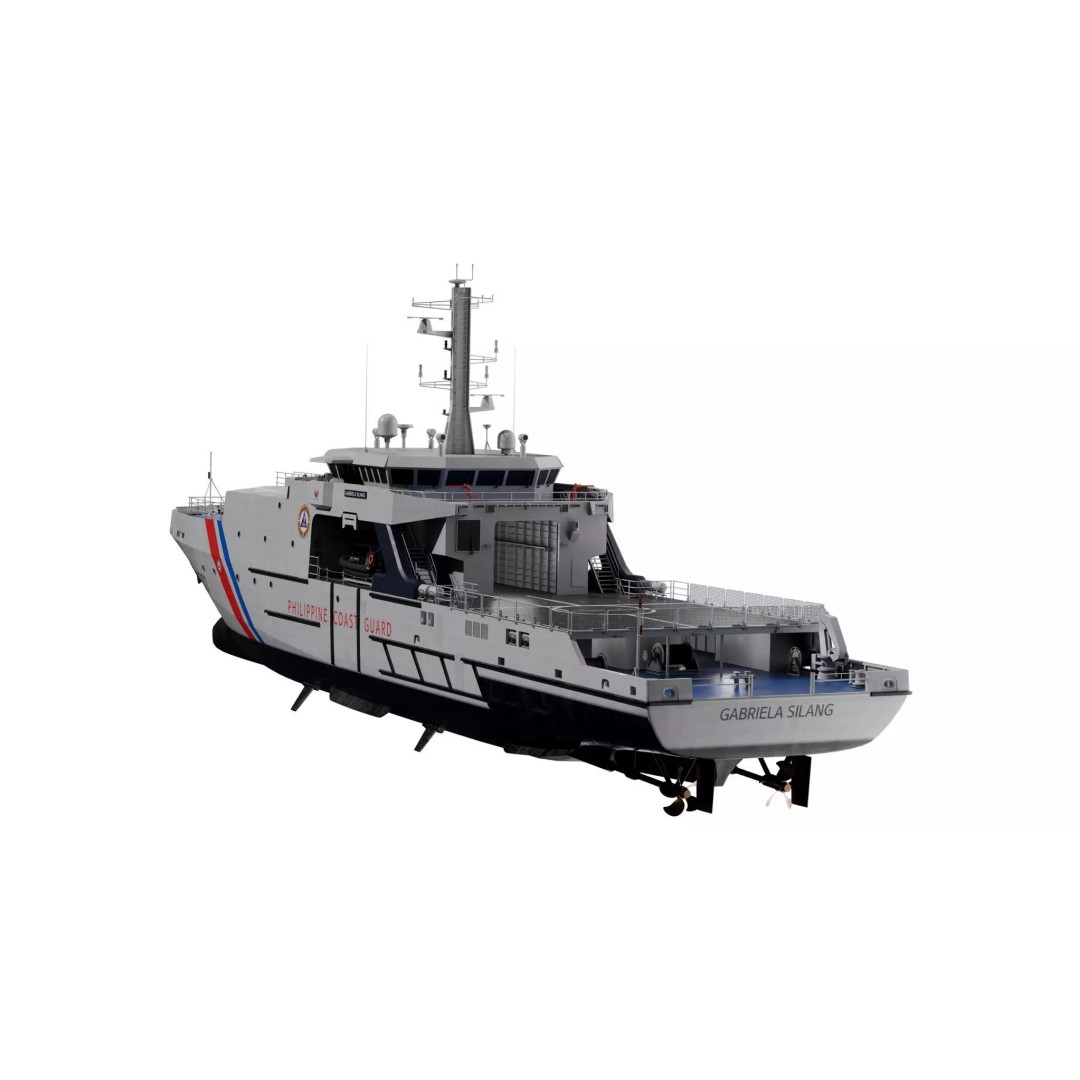 BRP Gabriela Silang 3D Model – High Poly Military Vessel, FBX - View 4