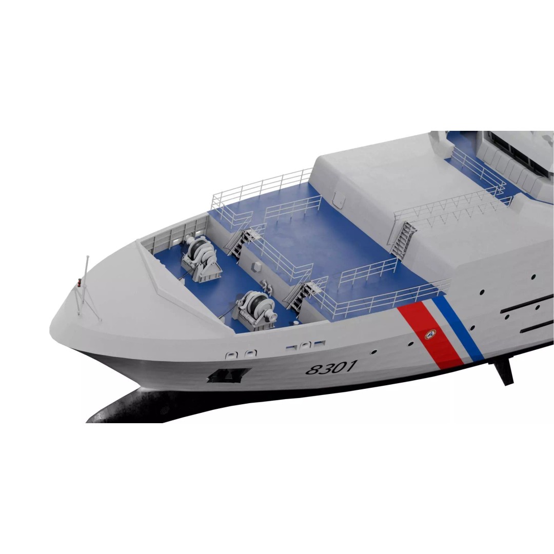 BRP Gabriela Silang 3D Model – High Poly Military Vessel, FBX - View 5