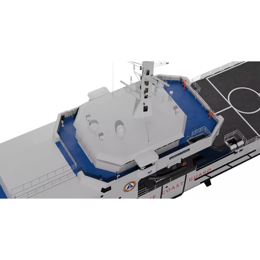 BRP Gabriela Silang 3D Model – High Poly Military Vessel, FBX - View 7