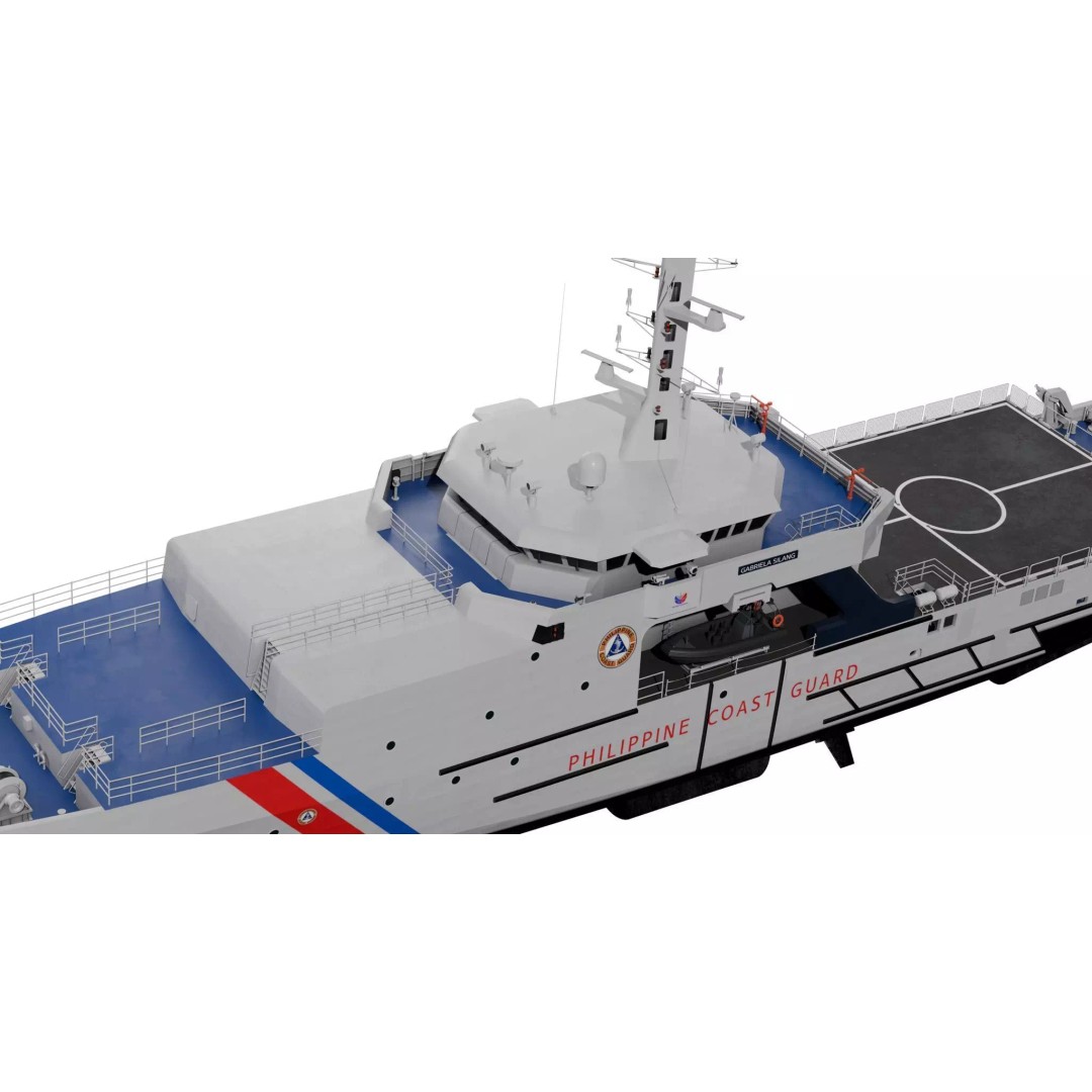 BRP Gabriela Silang 3D Model – High Poly Military Vessel, FBX - View 8