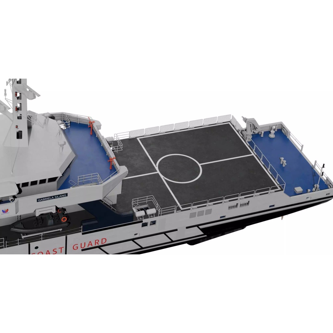 BRP Gabriela Silang 3D Model – High Poly Military Vessel, FBX - View 9