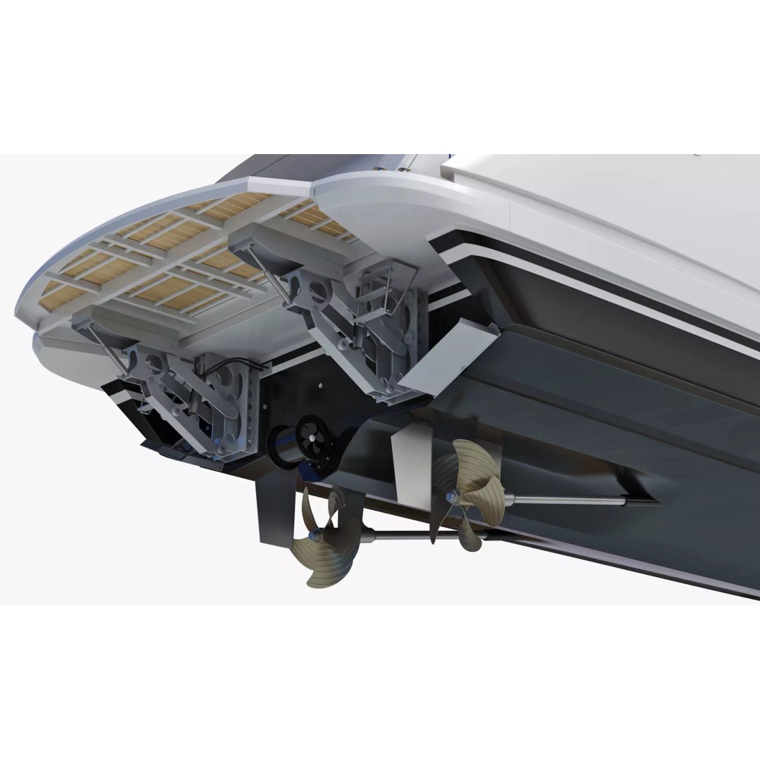 Luxury Motor Super Yacht 3D Model – High Poly PBR Asset, FBX, OBJ - View 48
