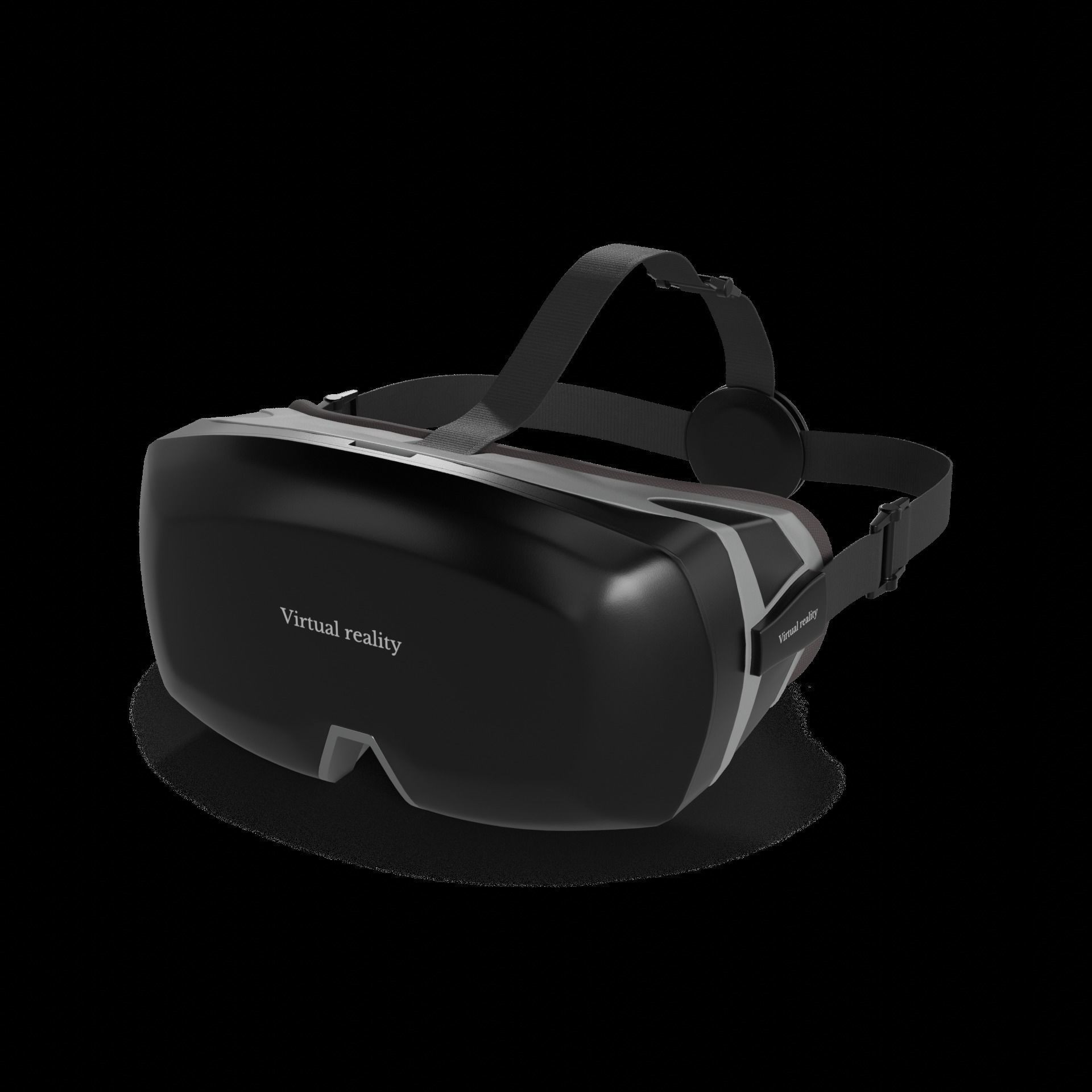 Virtual Reality Headset - Low-Poly Game-Ready 3D Model
