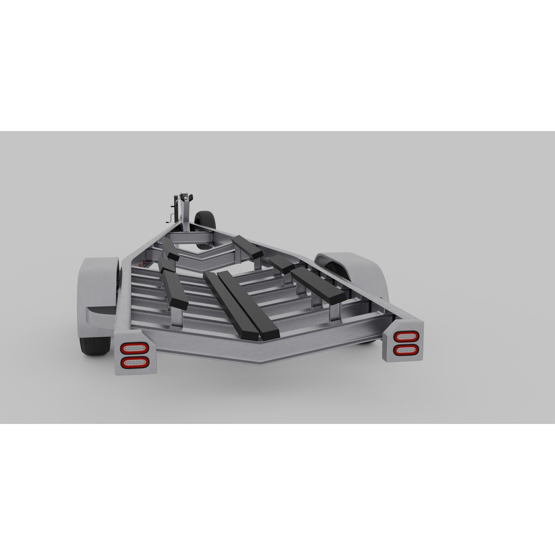 Contender Police Boat 3D Model – High Poly Game-Ready Asset, FBX - View 10
