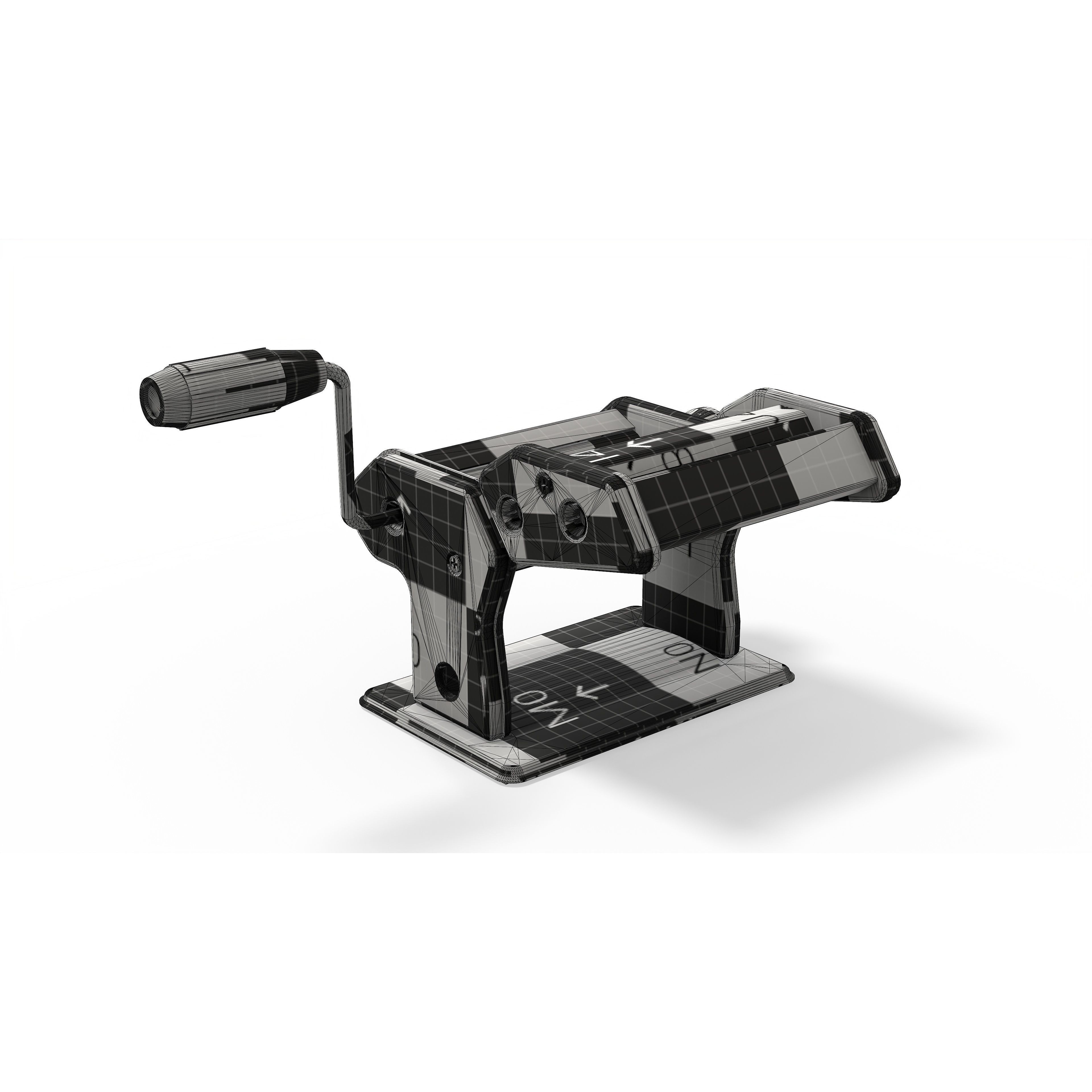 Pasta Roller Machine - PBR Game-Ready 3D Model