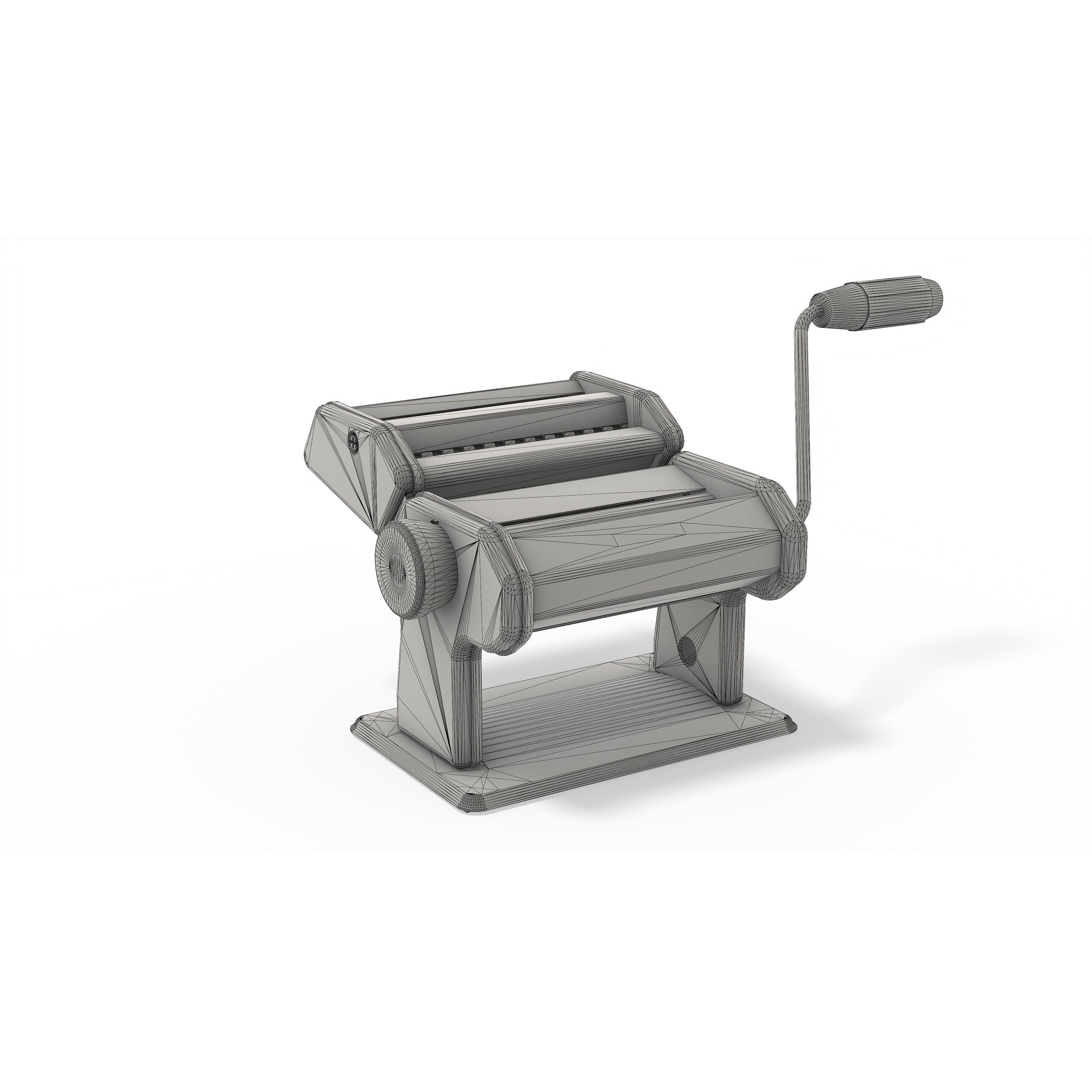 Pasta Roller Machine - PBR Game-Ready 3D Model - View 10