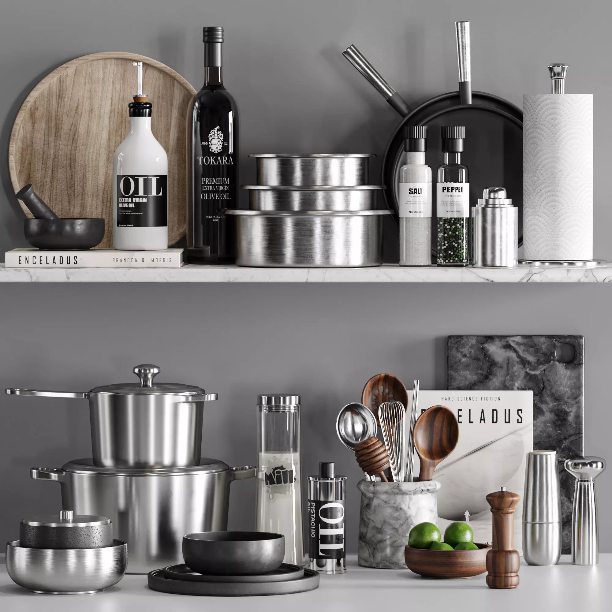 Kitchen Accessories - Game-Ready 3D Model - View 2