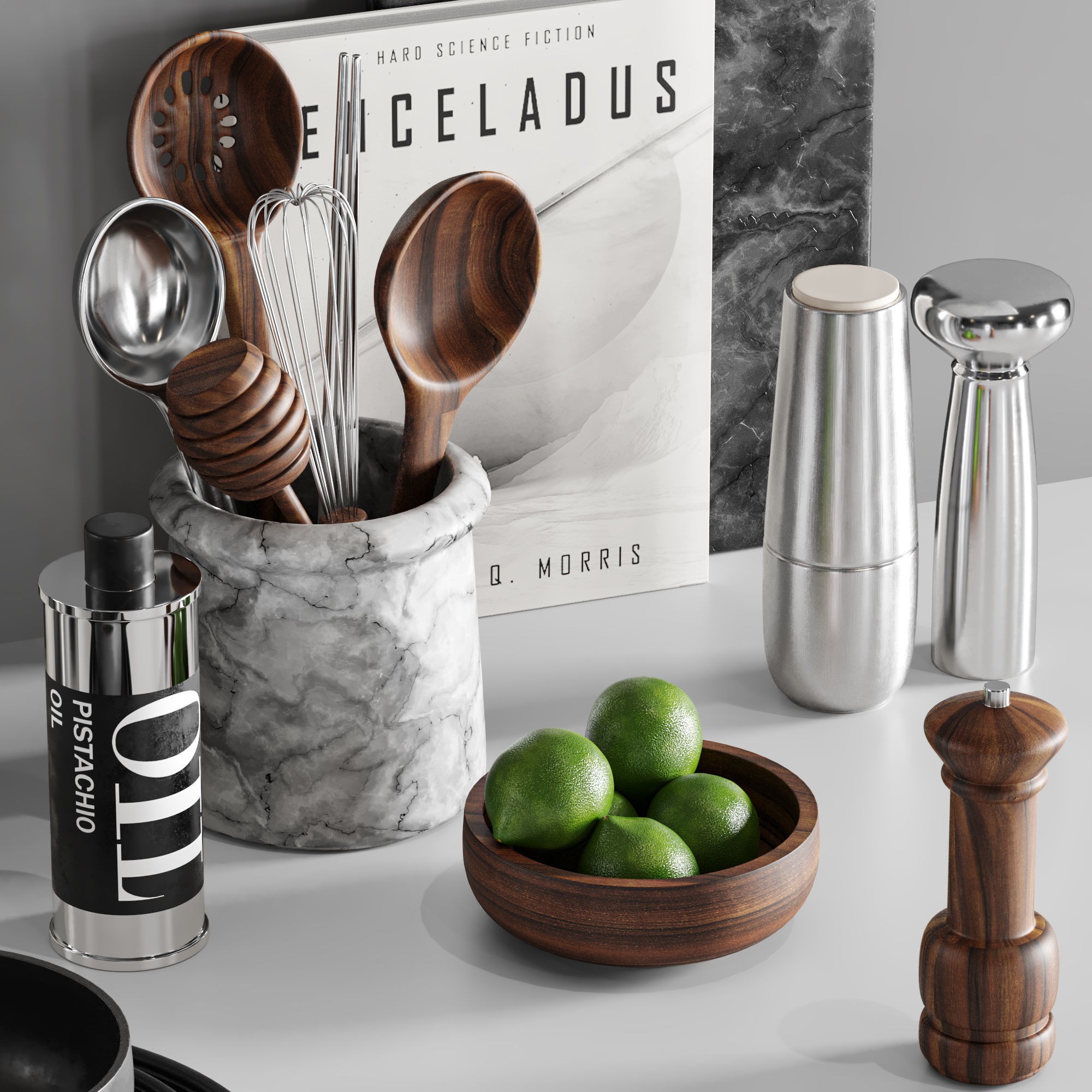 Kitchen Accessories - Game-Ready 3D Model - View 3