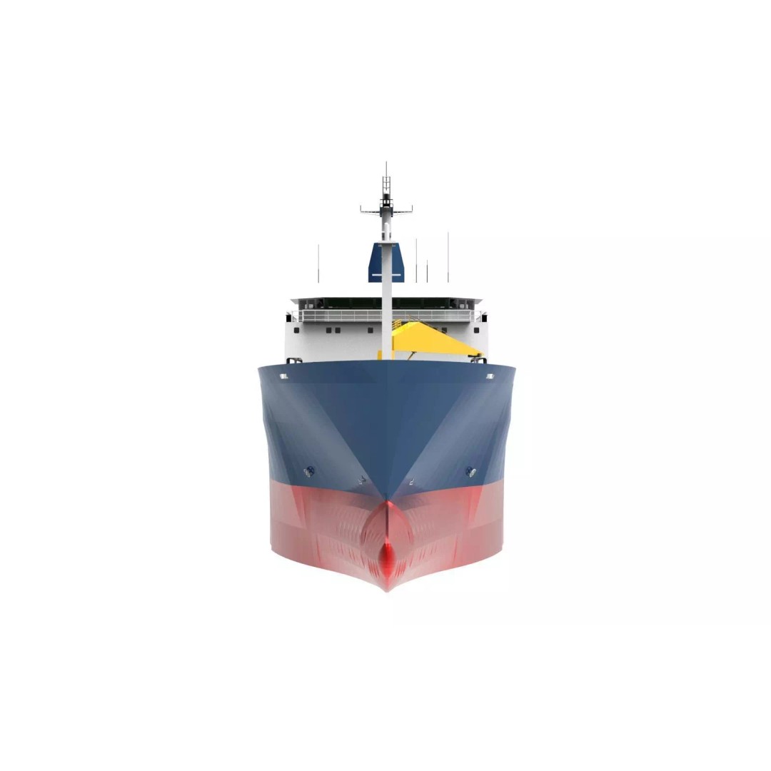 Cargo Liner 3D Model – Low Poly Industrial Watercraft, FBX - View 4