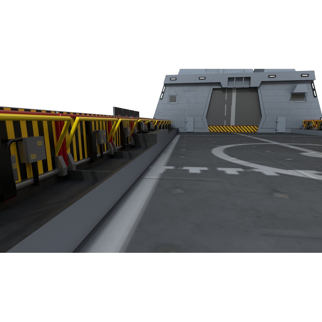 Zumwalt USS DDG 1000 Destroyer 3D Model – Low Poly Game Asset, FBX, PBR - View 25