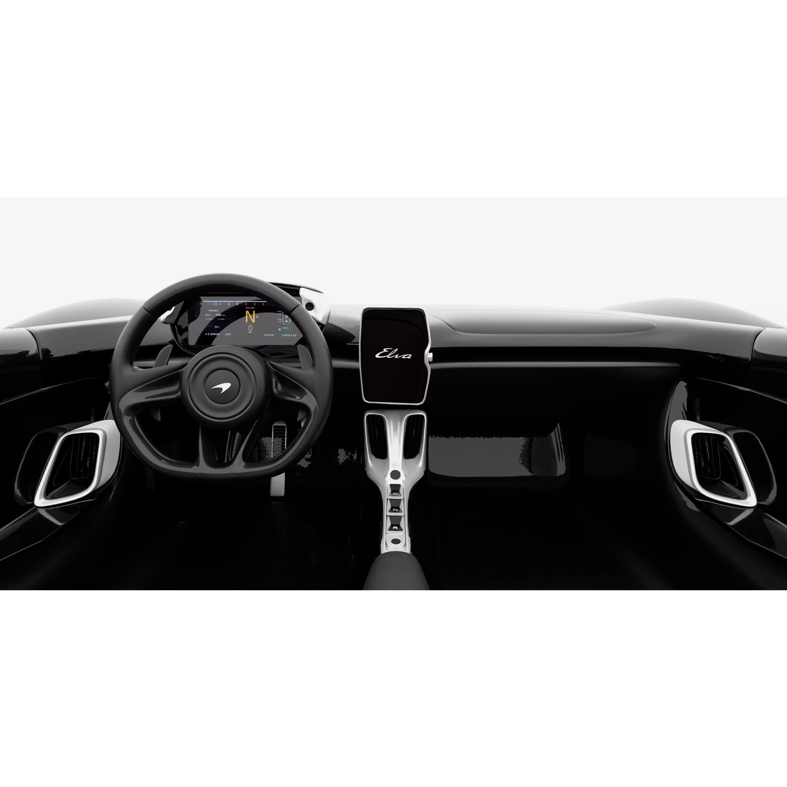 McLaren Elva - High-Quality Game-Ready 3D Model - View 11