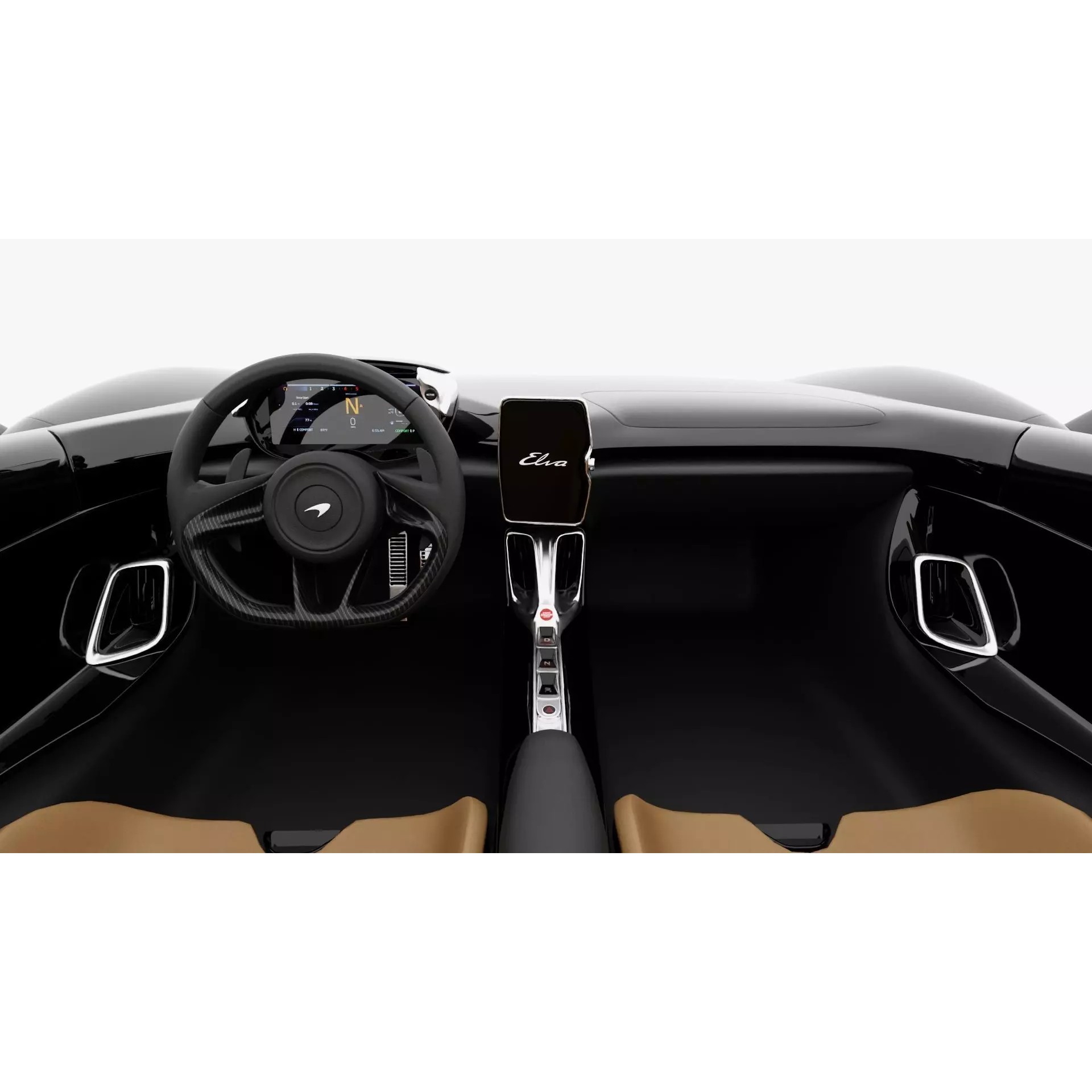 McLaren Elva - High-Quality Game-Ready 3D Model - View 12