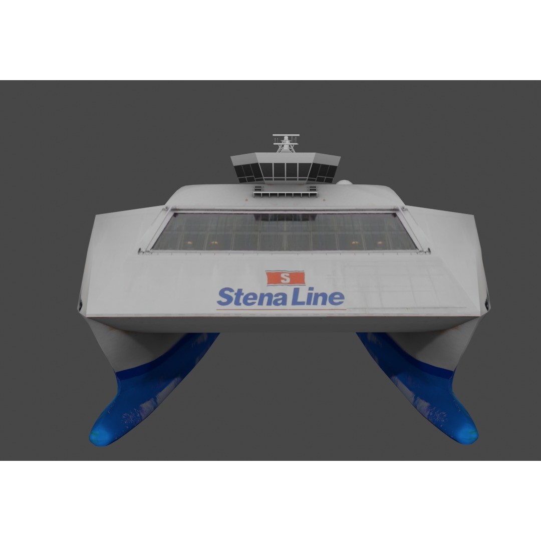 Stena Explorer 3D Model – Low Poly Watercraft, FBX PBR Textures - View 8