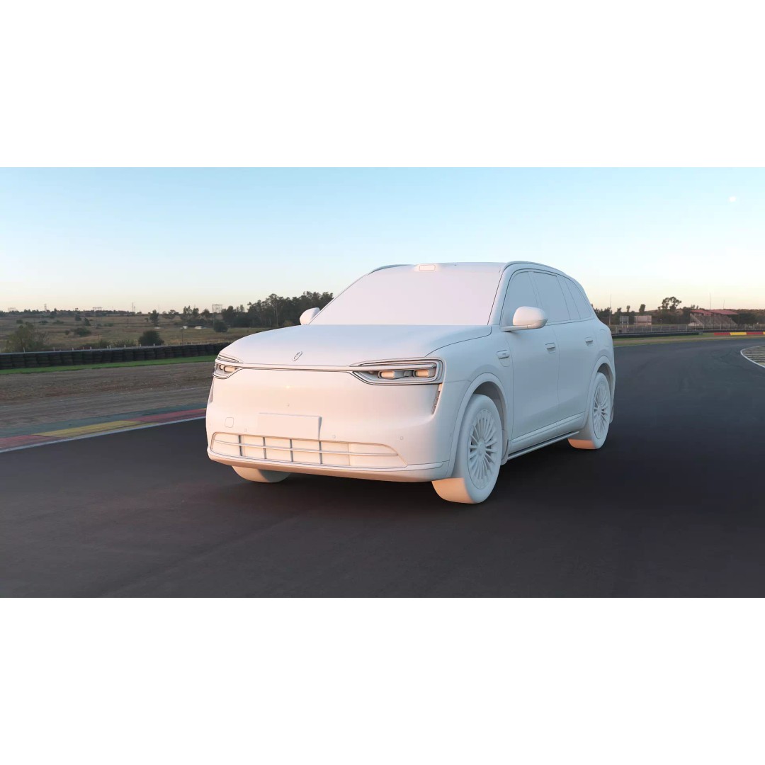 HUAWEI HIMA AITO M7 Ultra 3D Model – Low Poly SUV with Interior, FBX - View 14