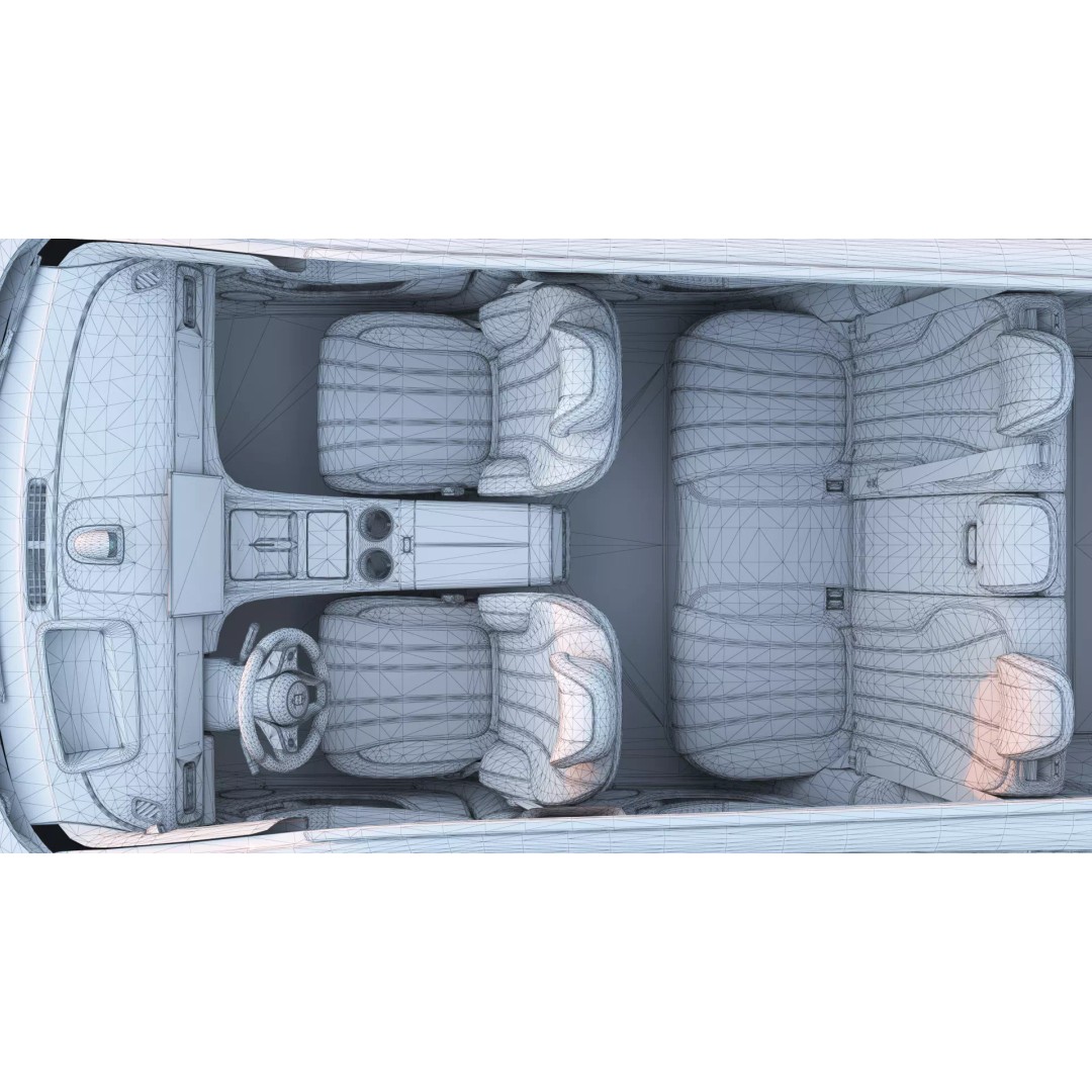 HUAWEI HIMA AITO M7 Ultra 3D Model – Low Poly SUV with Interior, FBX - View 29