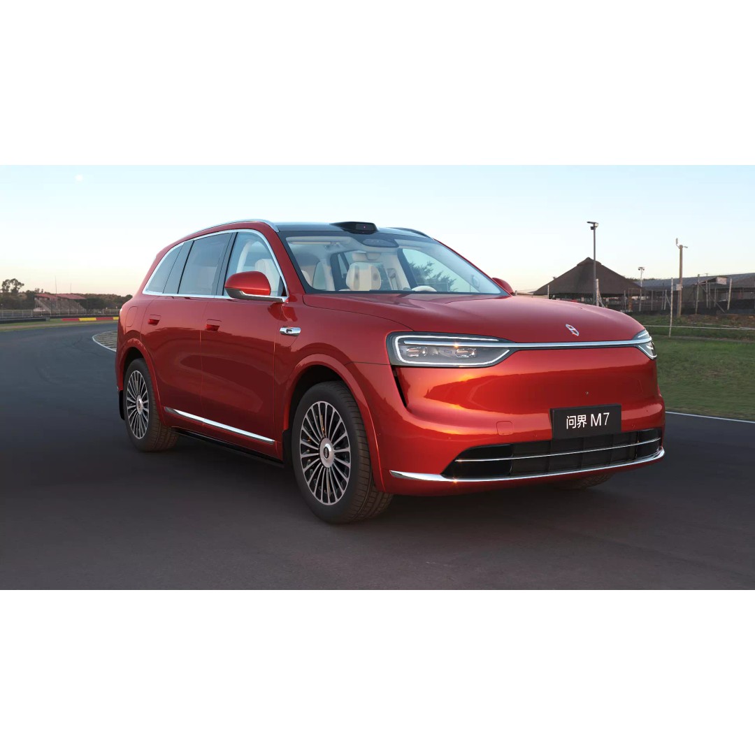 HUAWEI HIMA AITO M7 Ultra 3D Model – Low Poly SUV with Interior, FBX - View 3