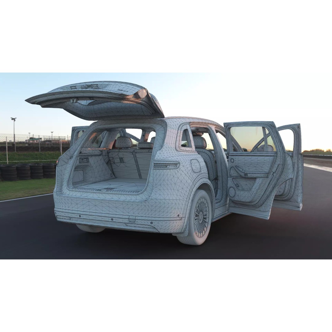 HUAWEI HIMA AITO M7 Ultra 3D Model – Low Poly SUV with Interior, FBX - View 31