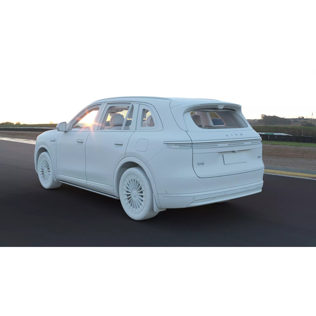 HUAWEI HIMA AITO M7 Ultra 3D Model – Low Poly SUV with Interior, FBX - View 34