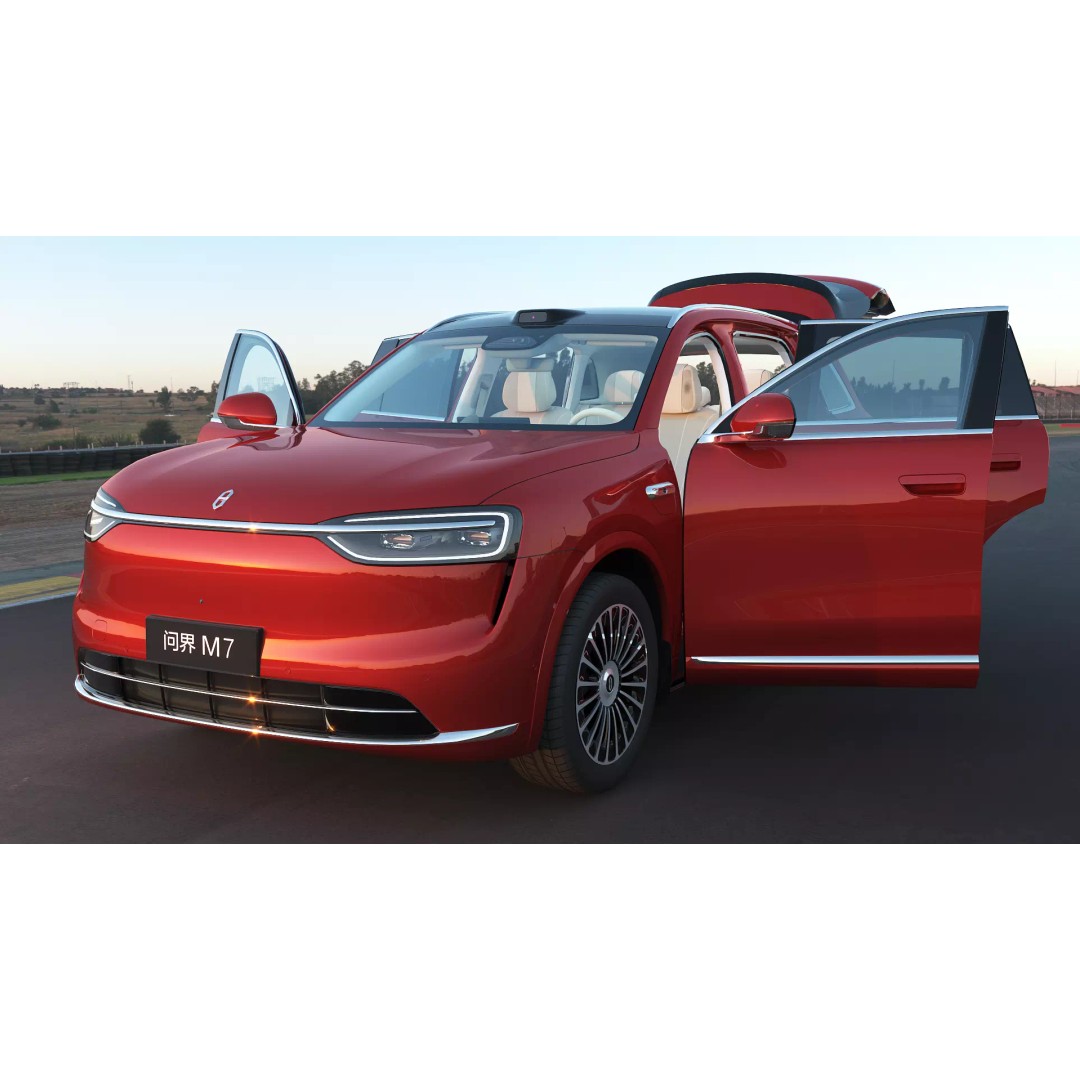 HUAWEI HIMA AITO M7 Ultra 3D Model – Low Poly SUV with Interior, FBX - View 5