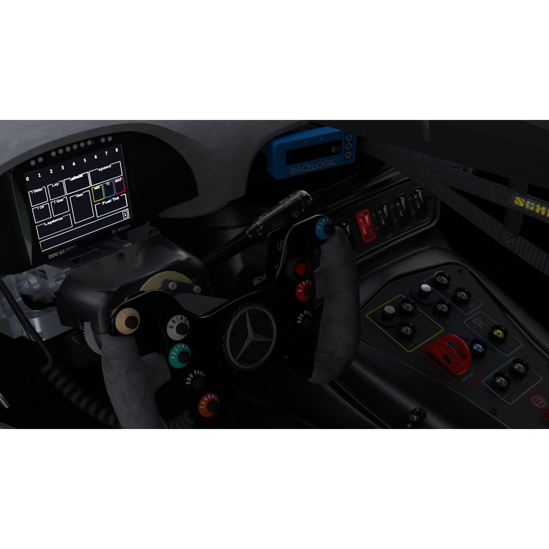 Mercedes-AMG LMGT3 2025 3D Model – High Poly Racing Asset, FBX, OBJ