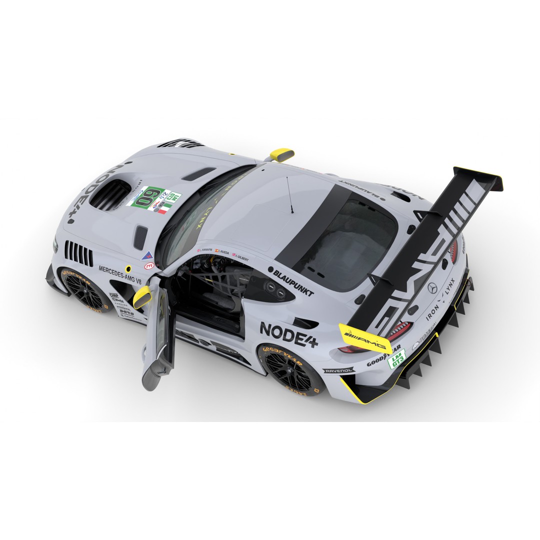 Mercedes-AMG LMGT3 2025 3D Model – High Poly Racing Asset, FBX, OBJ - View 19