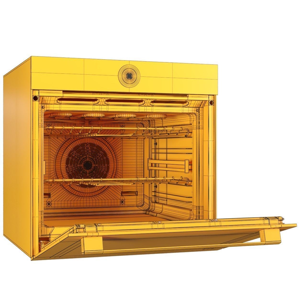 Bosch Oven Set - PBR Game-Ready 3D Model