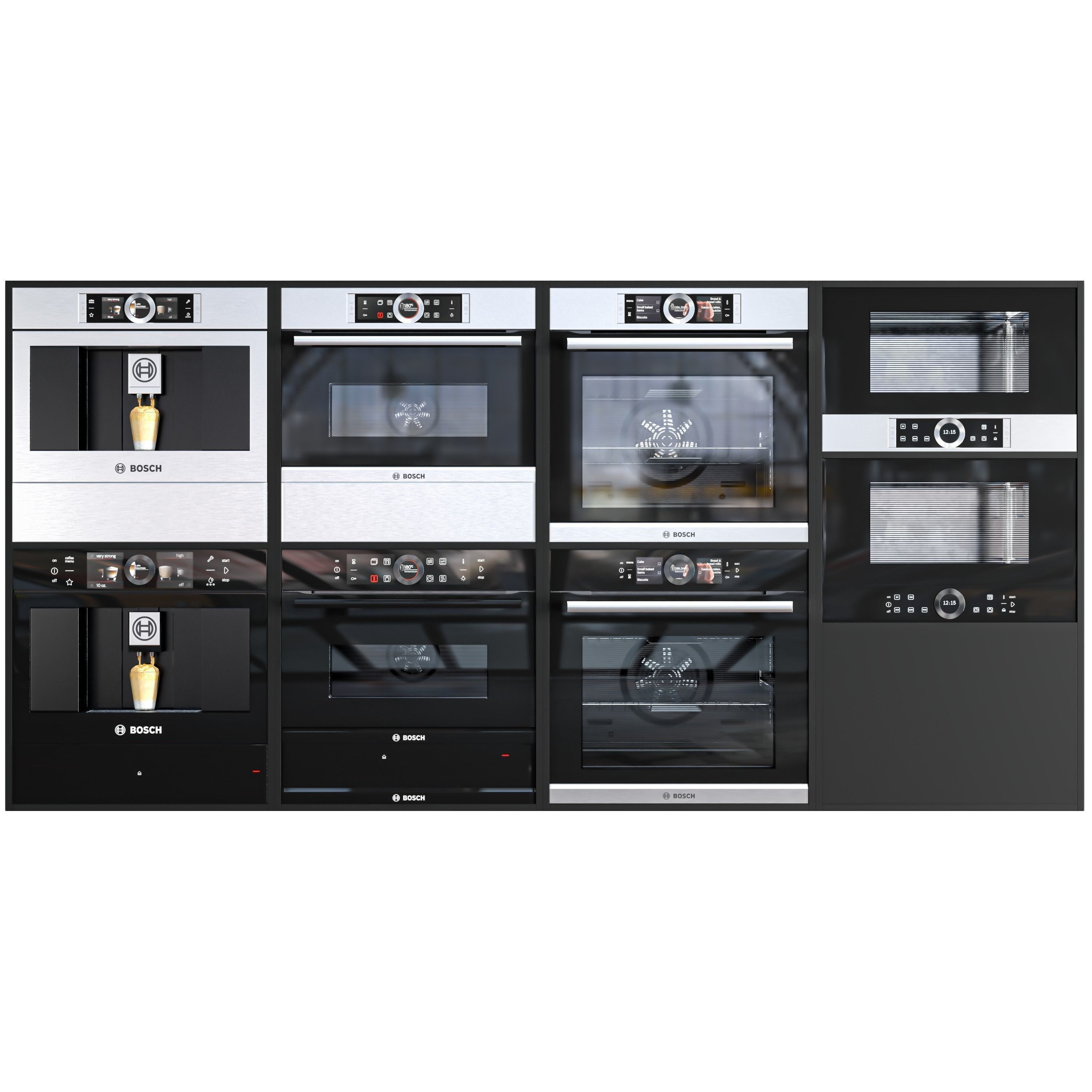 Bosch Oven Set - PBR Game-Ready 3D Model - View 7