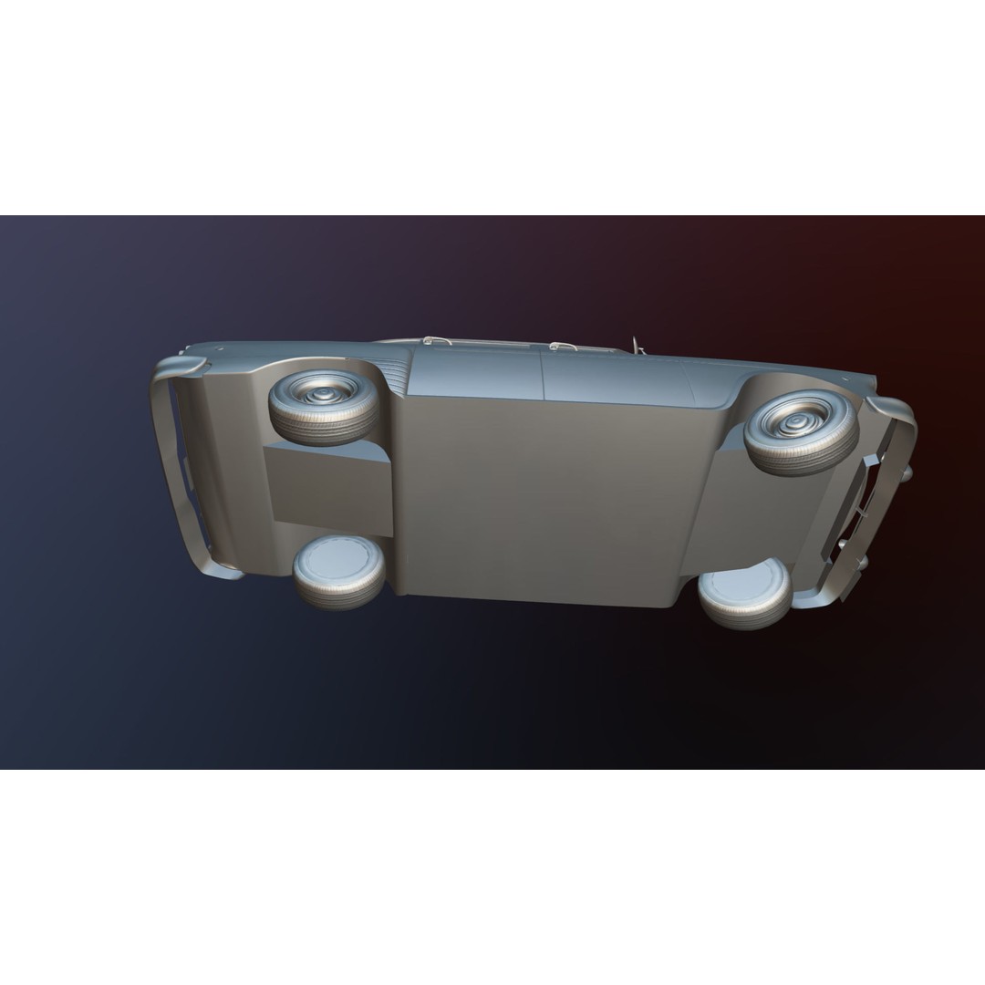 Yellow Taxi Cab 3D Model – Low Poly Game Ready Asset, FBX, PBR - View 27
