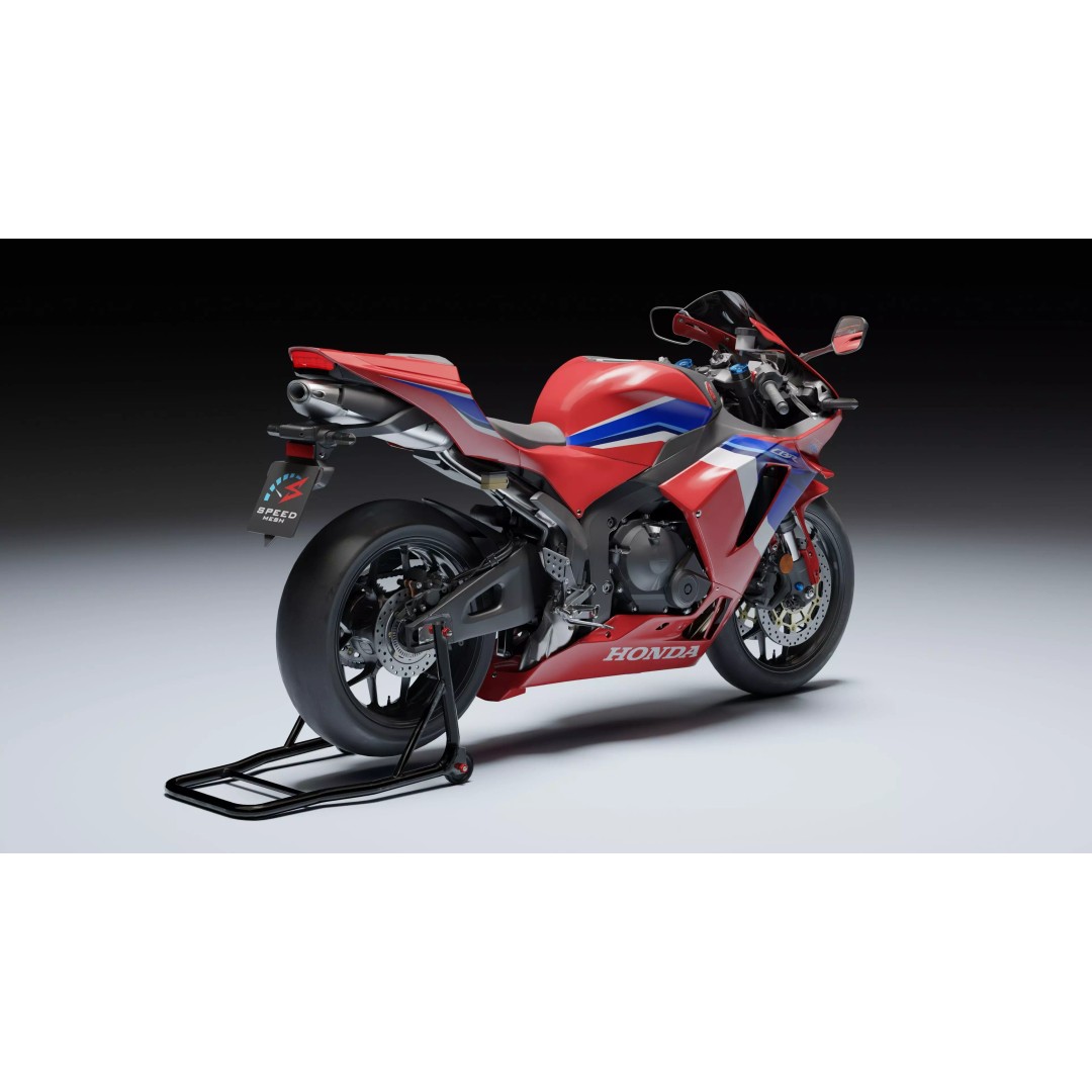 Honda CBR 600RR 2021 3D Model – Low Poly Game Asset, FBX, Blender - View 10