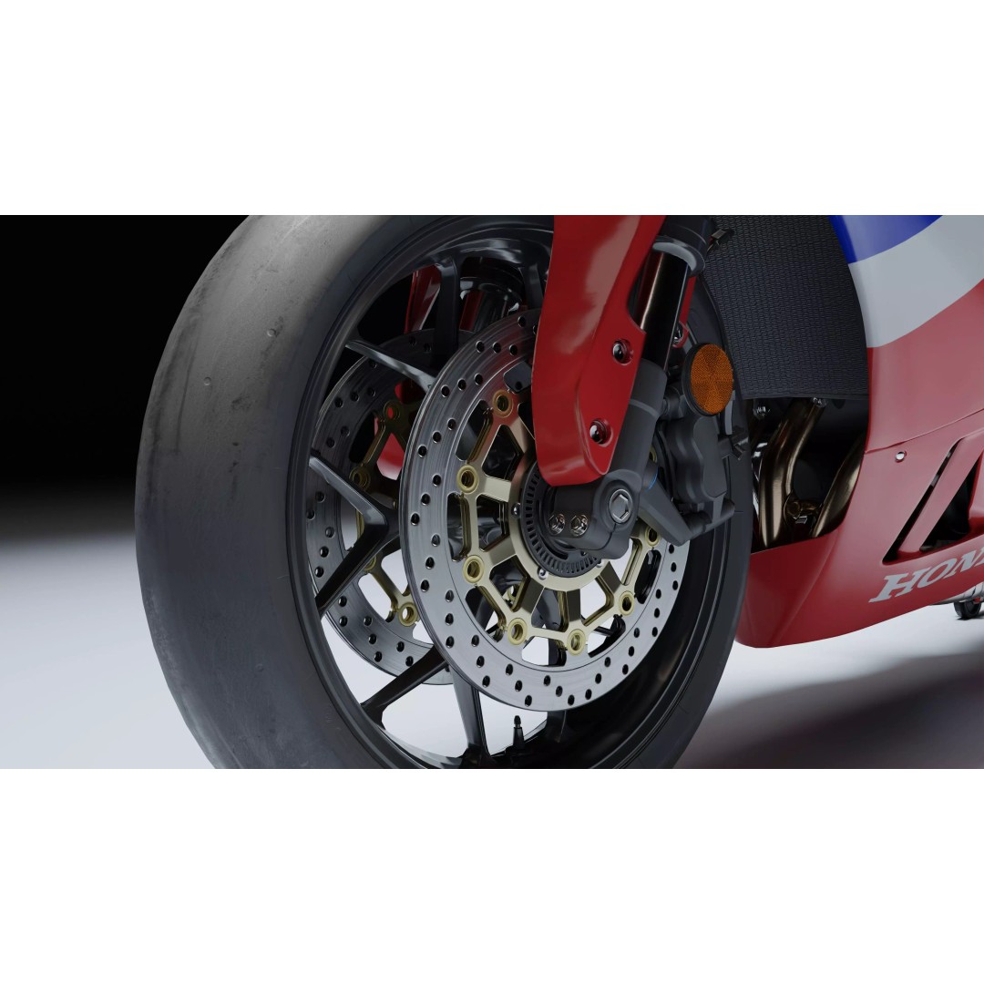 Honda CBR 600RR 2021 3D Model – Low Poly Game Asset, FBX, Blender - View 19