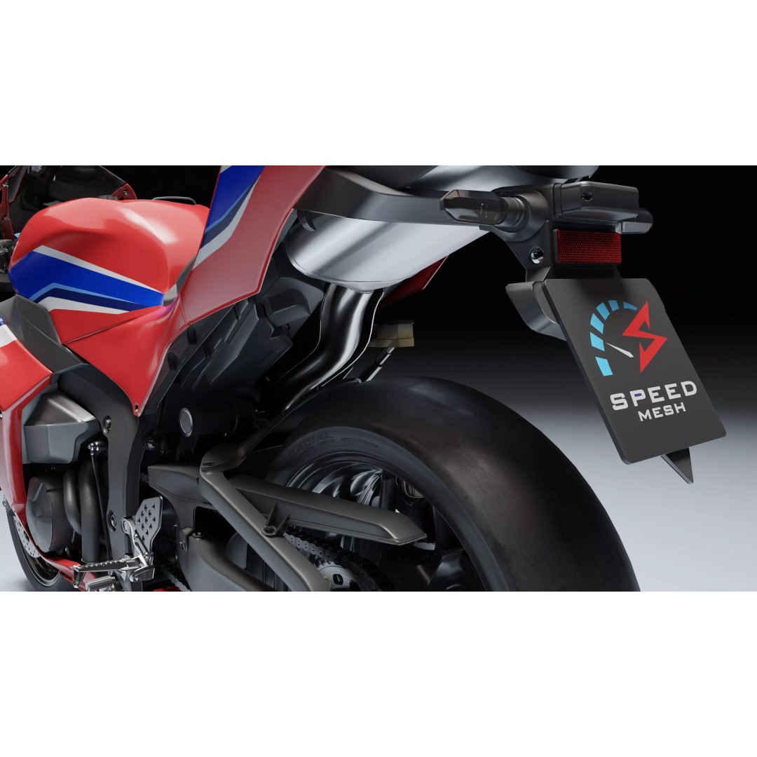 Honda CBR 600RR 2021 3D Model – Low Poly Game Asset, FBX, Blender - View 21