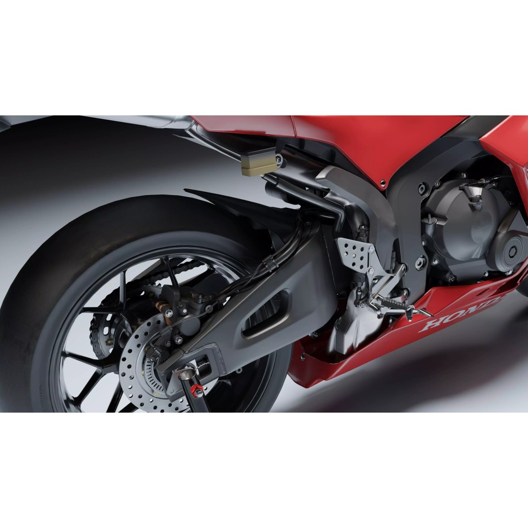 Honda CBR 600RR 2021 3D Model – Low Poly Game Asset, FBX, Blender - View 22