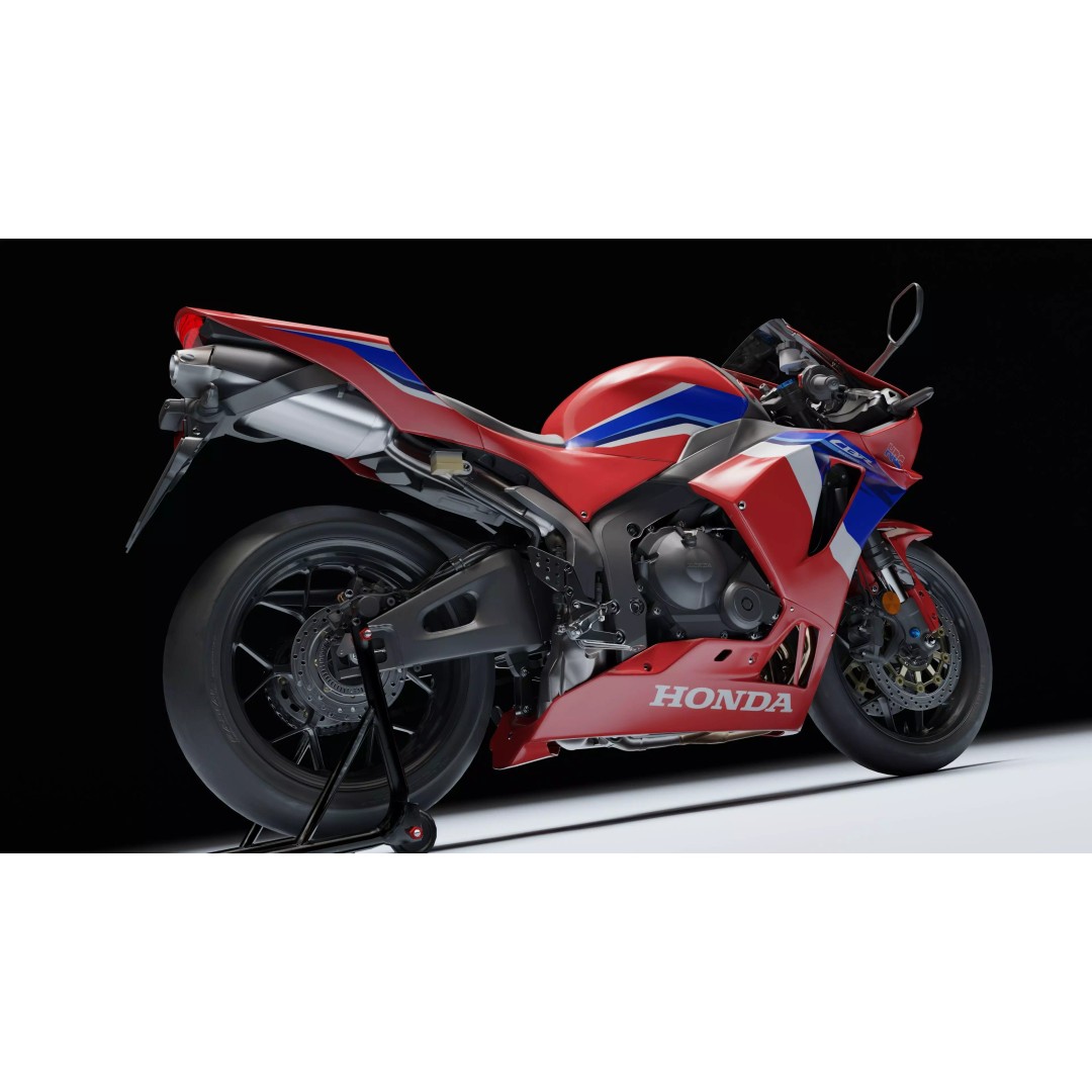 Honda CBR 600RR 2021 3D Model – Low Poly Game Asset, FBX, Blender - View 24