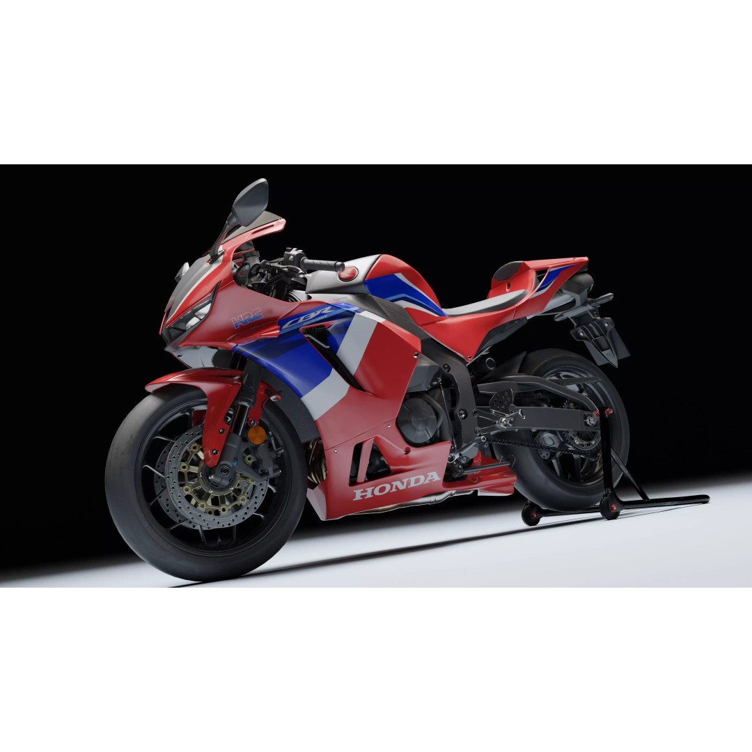 Honda CBR 600RR 2021 3D Model – Low Poly Game Asset, FBX, Blender - View 26