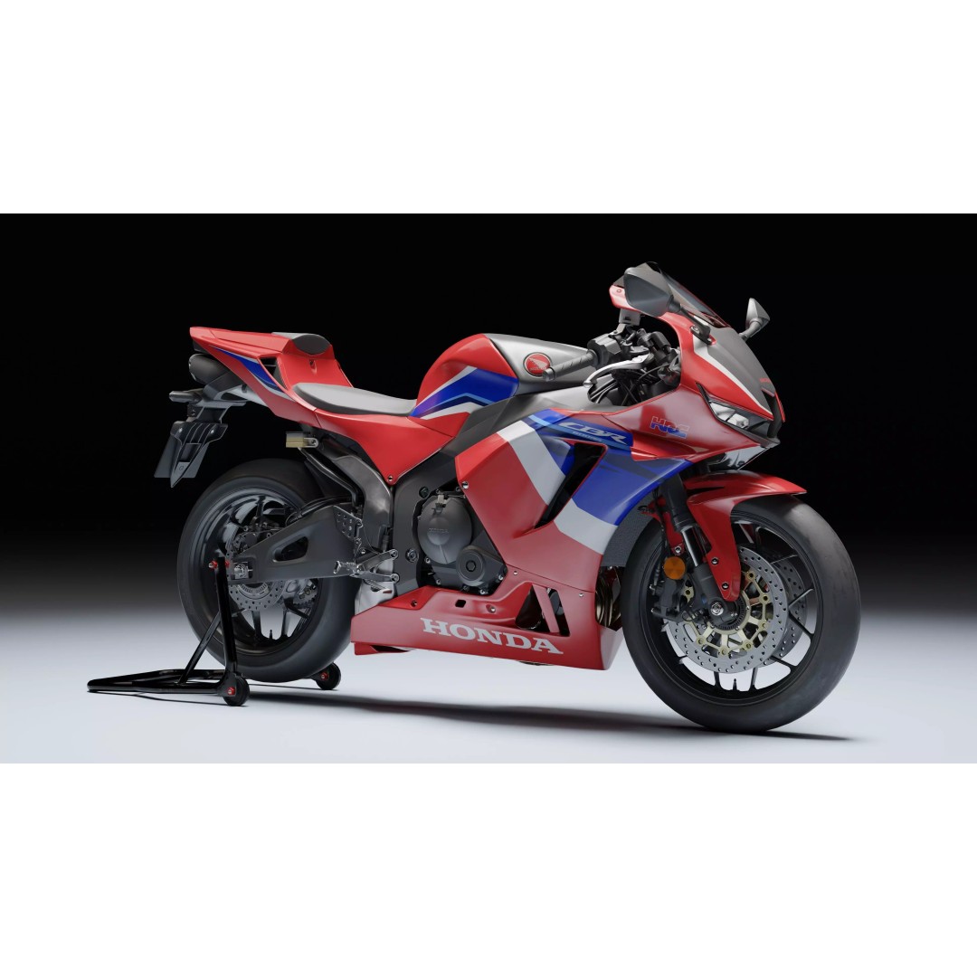 Honda CBR 600RR 2021 3D Model – Low Poly Game Asset, FBX, Blender - View 3