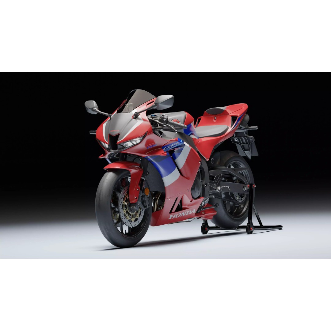 Honda CBR 600RR 2021 3D Model – Low Poly Game Asset, FBX, Blender - View 8