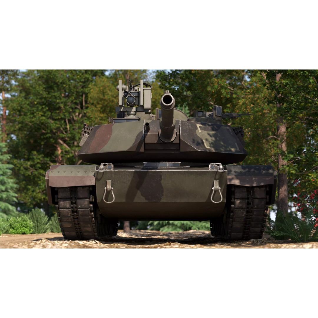 M1A2 Abrams 3D Model – Rigged Military Tank in PBR Format - View 15