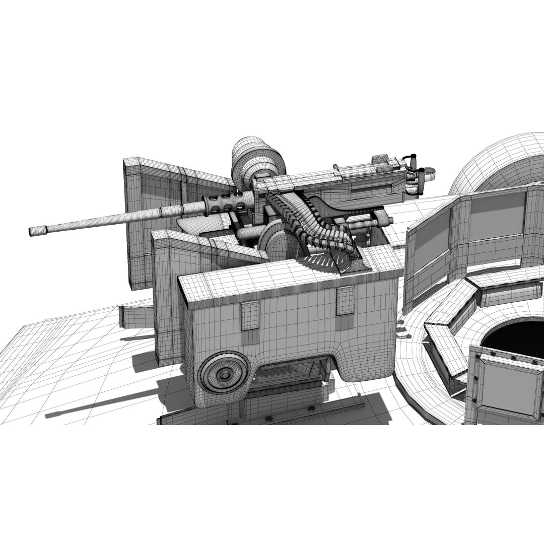 M1A2 Abrams 3D Model – Rigged Military Tank in PBR Format - View 47