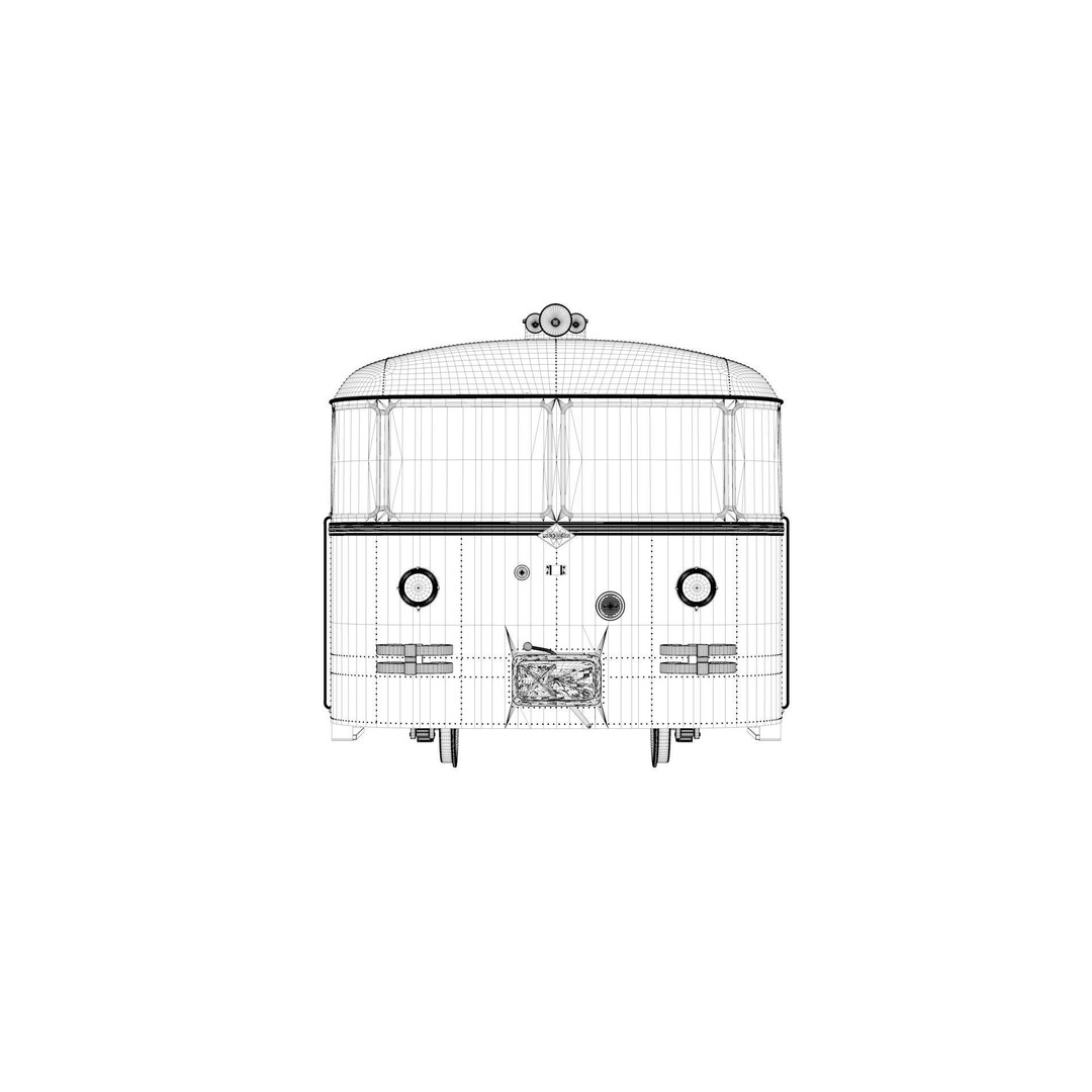 Uerdingen VT 95 Railbus 3D Model – Detailed Train Asset, FBX & C4D - View 11