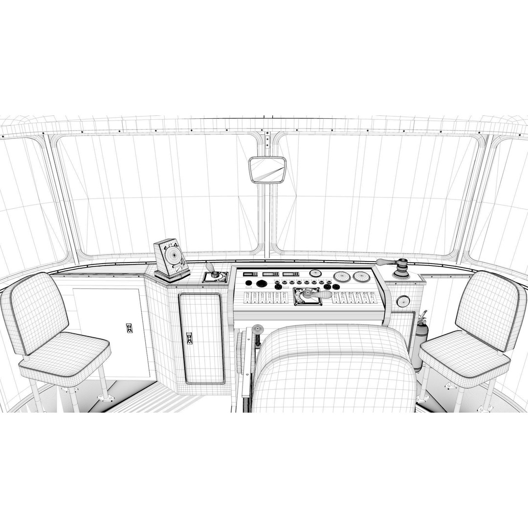 Uerdingen VT 95 Railbus 3D Model – Detailed Train Asset, FBX & C4D - View 13