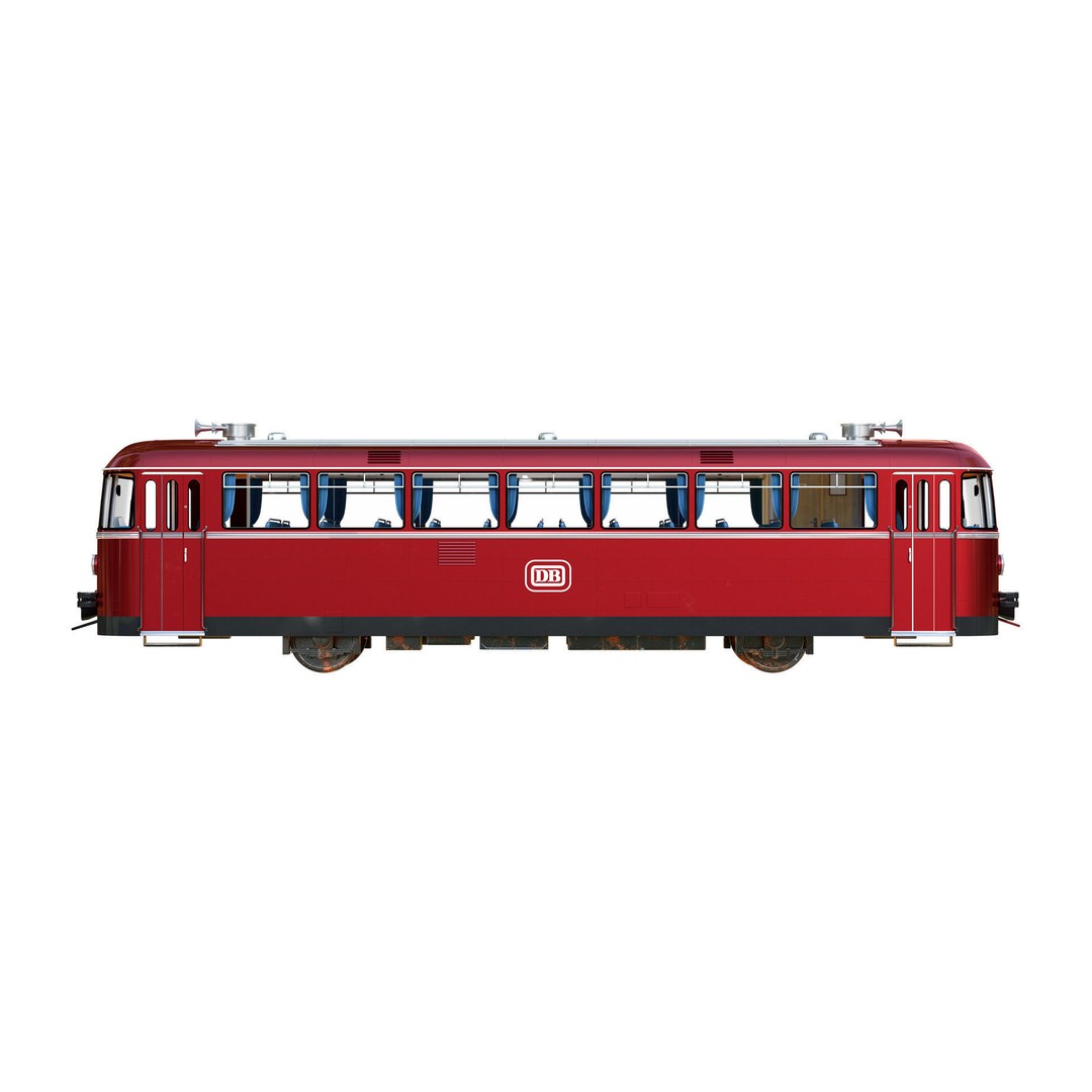 Uerdingen VT 95 Railbus 3D Model – Detailed Train Asset, FBX & C4D - View 3