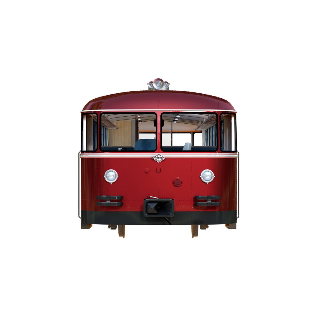 Uerdingen VT 95 Railbus 3D Model – Detailed Train Asset, FBX & C4D - View 4