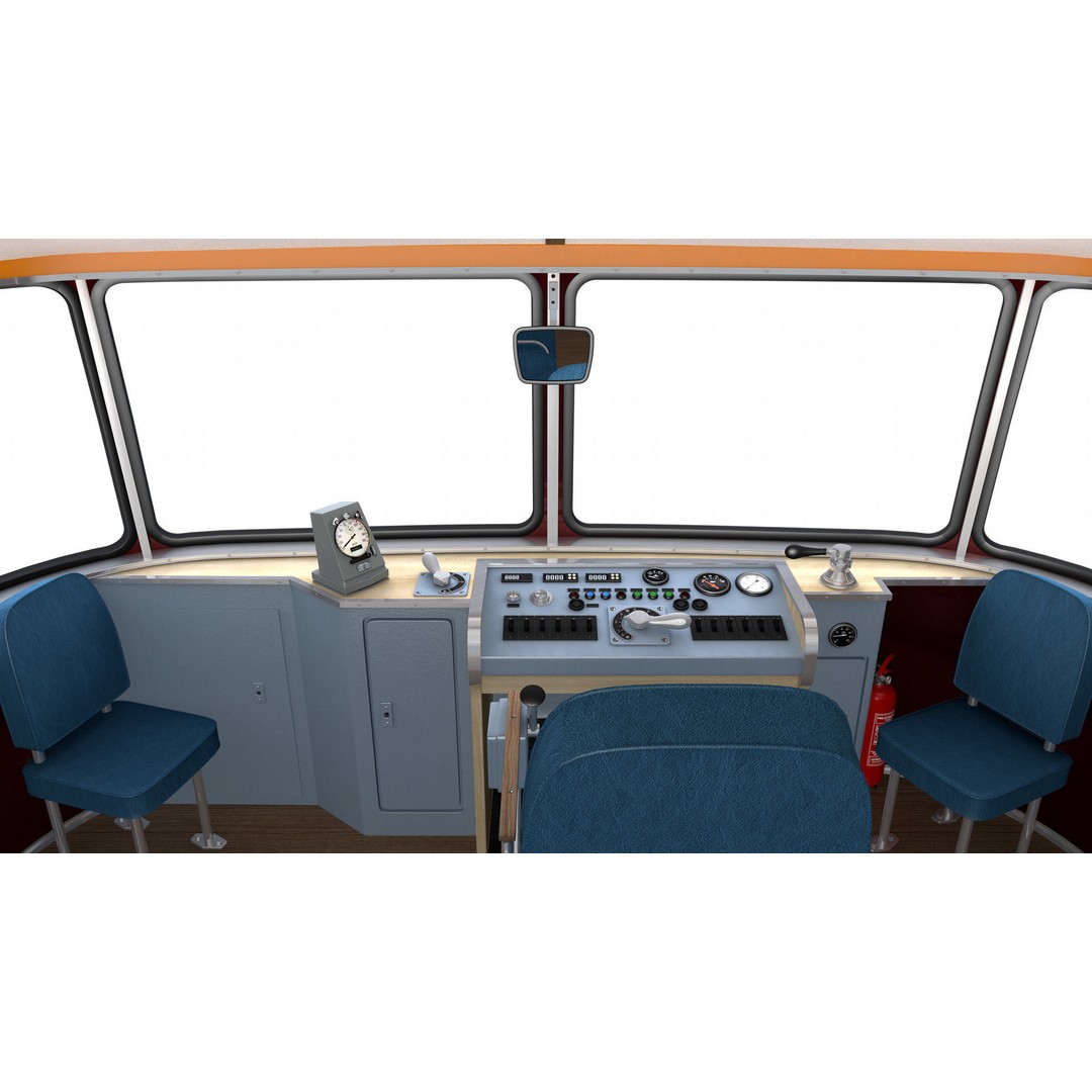 Uerdingen VT 95 Railbus 3D Model – Detailed Train Asset, FBX & C4D - View 6
