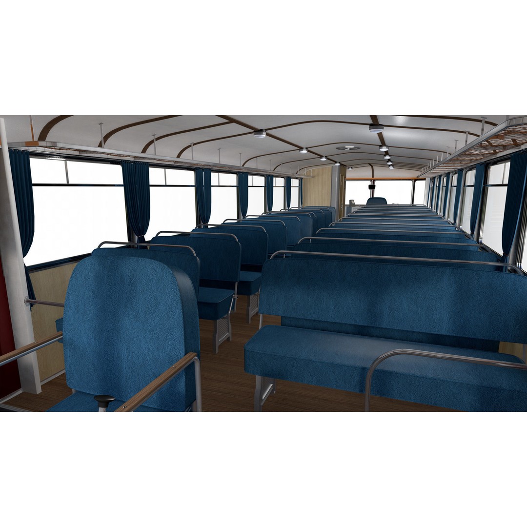 Uerdingen VT 95 Railbus 3D Model – Detailed Train Asset, FBX & C4D - View 7