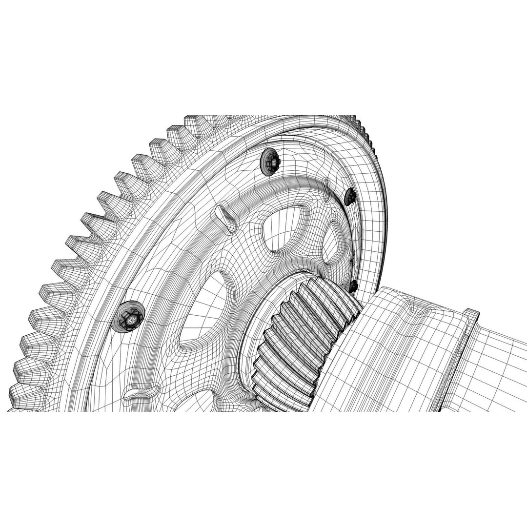 V12 Engine 3D Model – Working Animated Vehicle Part, FBX, PBR