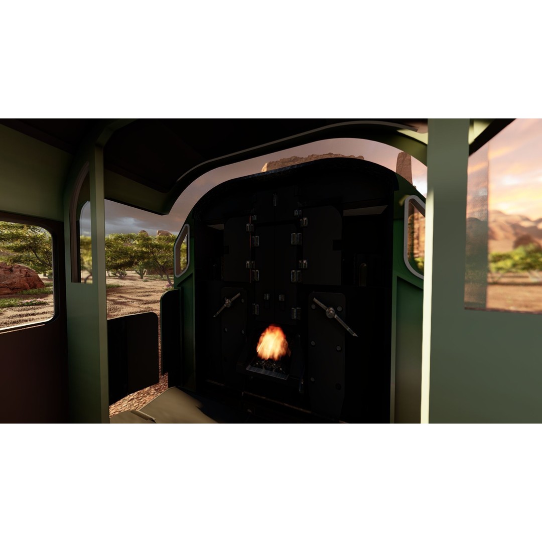 Steam Train 3D Model – Detailed Vintage Locomotive, SketchUp & FBX - View 20