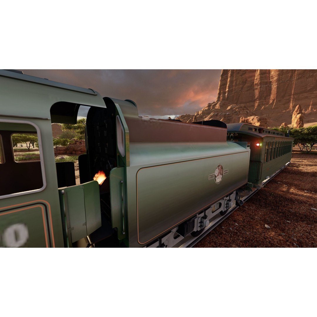 Steam Train 3D Model – Detailed Vintage Locomotive, SketchUp & FBX - View 22