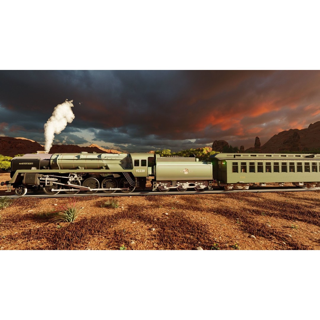 Steam Train 3D Model – Detailed Vintage Locomotive, SketchUp & FBX - View 3