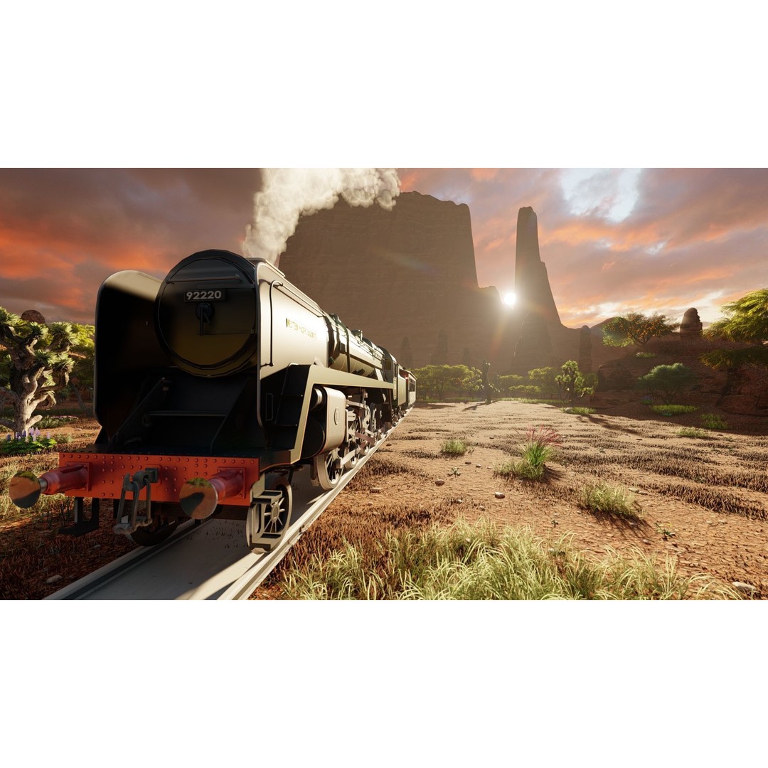 Steam Train 3D Model – Detailed Vintage Locomotive, SketchUp & FBX - View 5