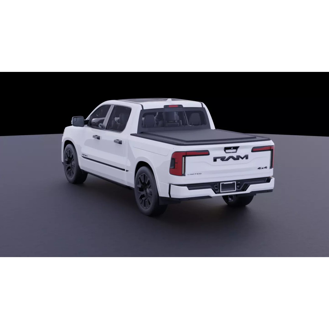 Dodge RAM 1500 RAMCHARGER 3D Model – High Fidelity Vehicle Asset, FBX - View 3